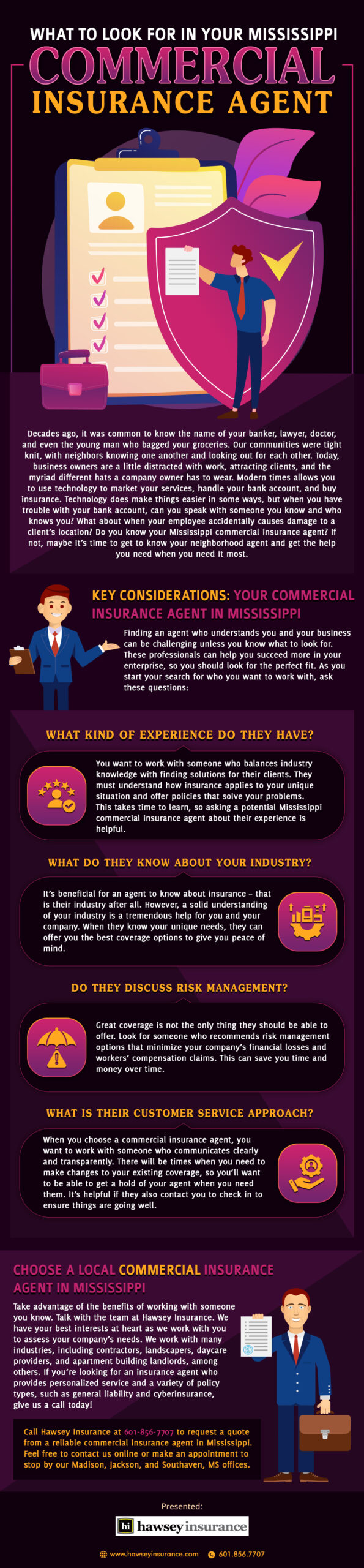 What to Look for in Your Mississippi Commercial Insurance Agent